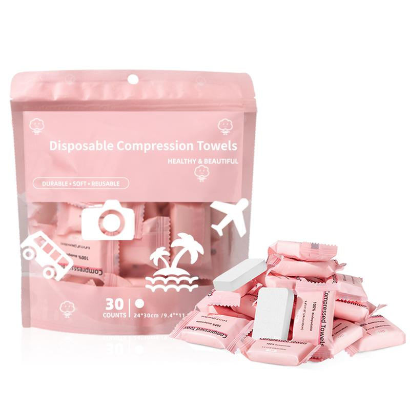 ICOTLE Compressed Towels Tablets, Disposable Face Towels for Travel Camping Hiking