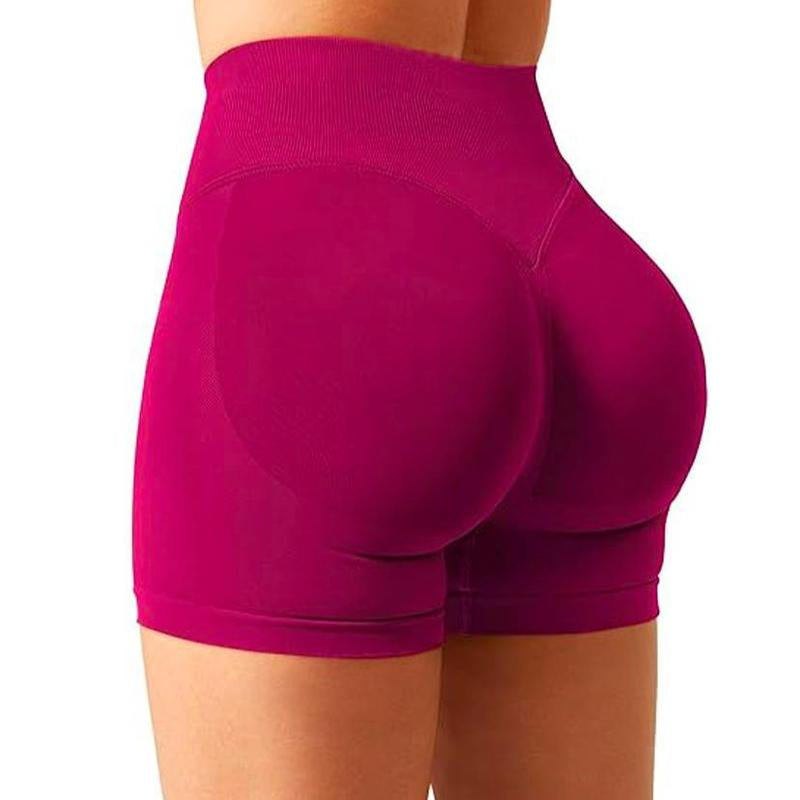 DENFY Impact Shorts Hip-Lifting Seamless Fitness Yoga Shorts Compression Impact Shorts Hidden Scrunch Butt Lifting Shorts