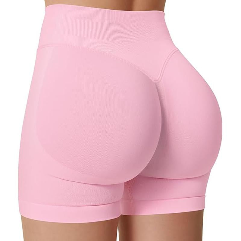 DENFY Impact Shorts Hip-Lifting Seamless Fitness Yoga Shorts Compression Impact Shorts Hidden Scrunch Butt Lifting Shorts
