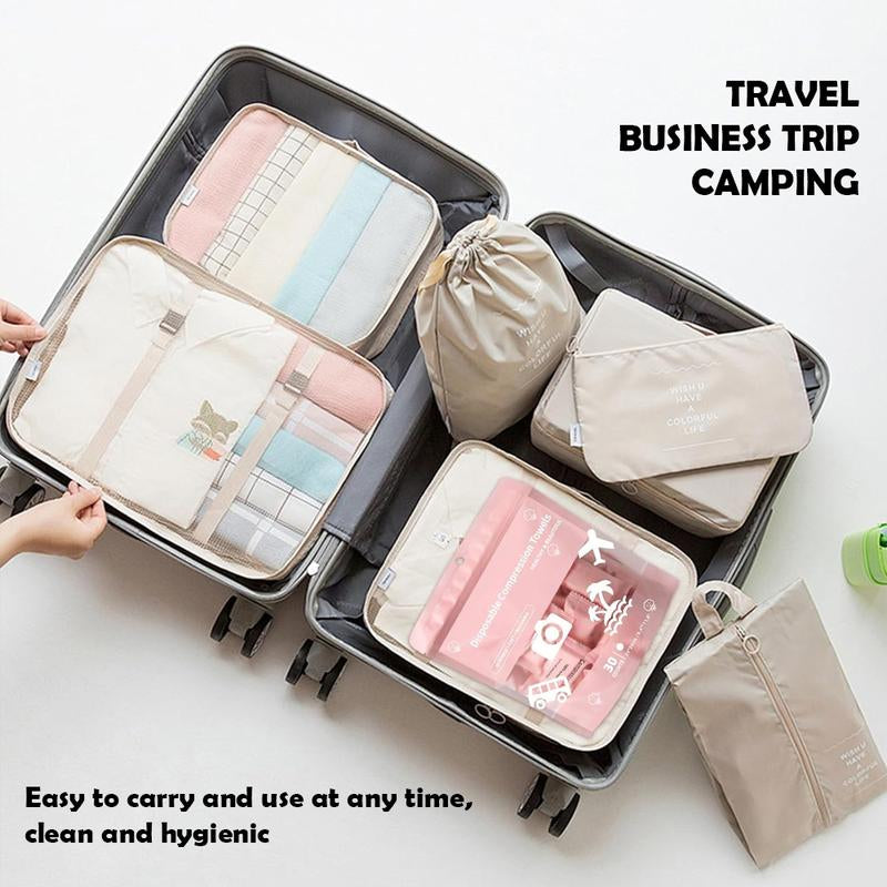 ICOTLE Compressed Towels Tablets, Disposable Face Towels for Travel Camping Hiking