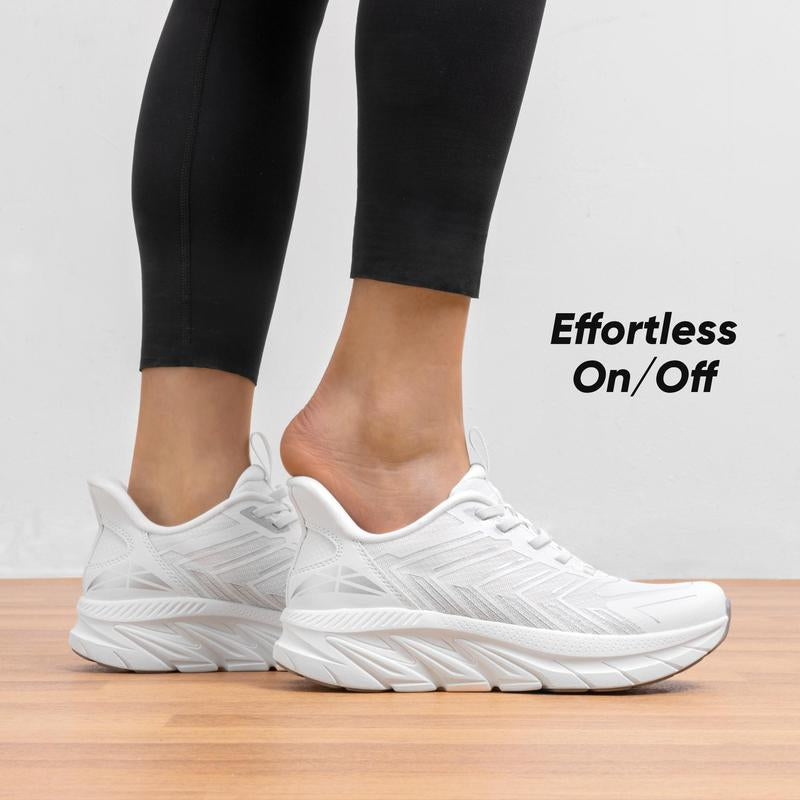 Allswifit 2.0 Women'S Slip on Walking Shoes Running Comfortable Tennis Breathable Non Slip Athletic Gym Workout Cross Training Sneakers