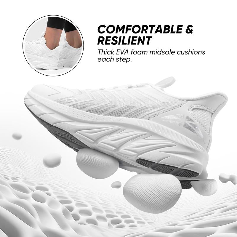 Allswifit 2.0 Women'S Slip on Walking Shoes Running Comfortable Tennis Breathable Non Slip Athletic Gym Workout Cross Training Sneakers